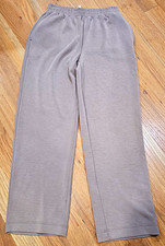 Soma Gray Modal Blend Knit Lounge Pants XS Pull-On Elastic Waist Pockets
