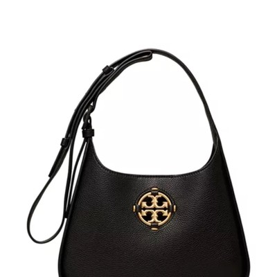 #ad Tory Burch Miller Small Classic Shoulder Bag Leather Hobo Shabby Chic City