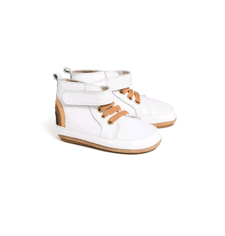Pretty Brave HI-TOP Rainbow Soft Sole Leather Shoes(XL)