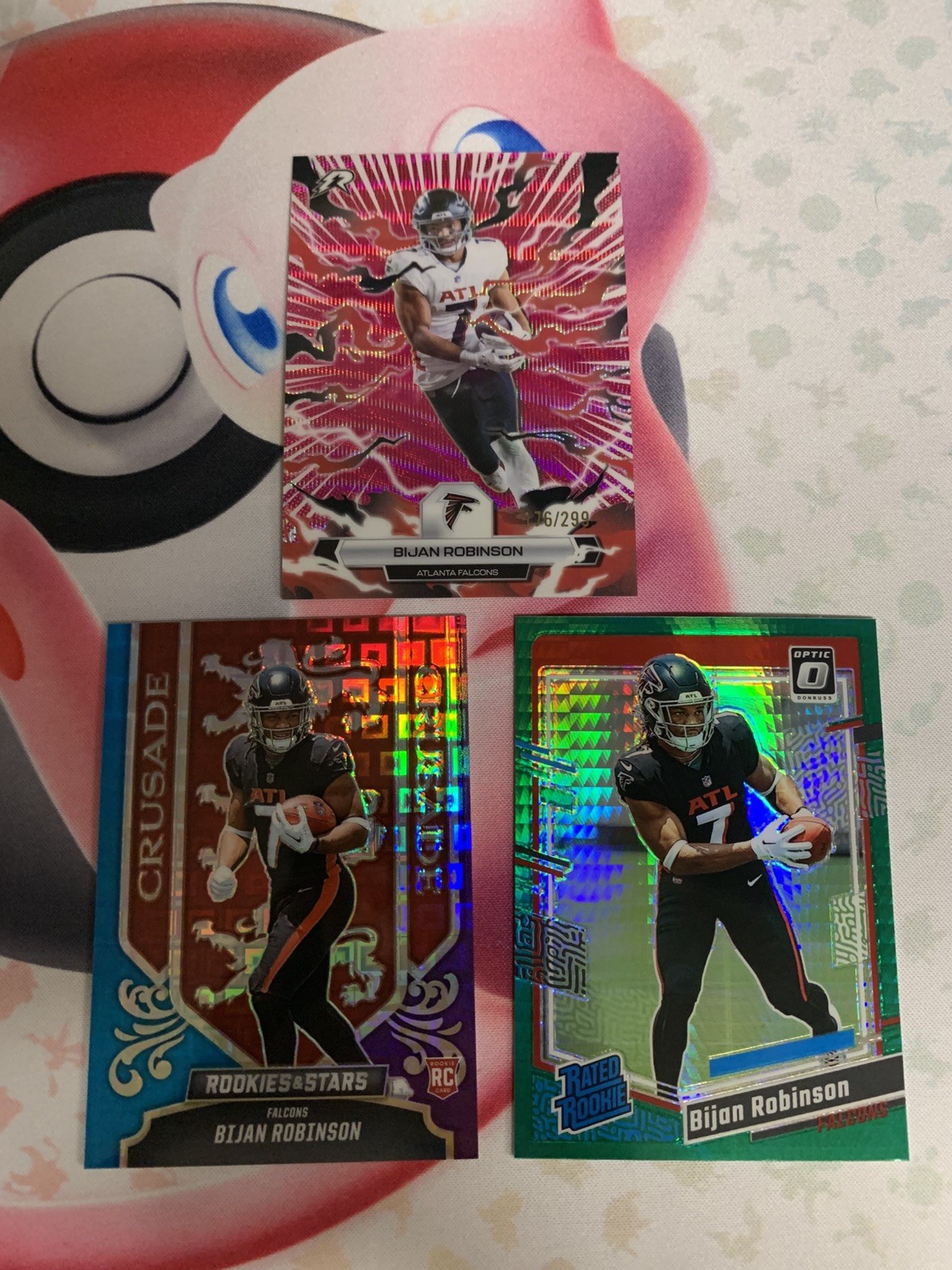 2023 Panini Rookies & Stars Bijan Robinson Crusade Pandora /75 RC #CR-2