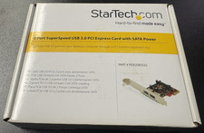 StarTech 2 Port SuperSpeed USB 3.0 PCI Express Card with SATA power