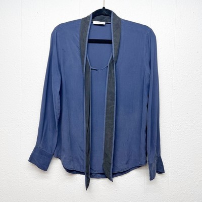 Equipment Silk Top Womens XS Career Workwear Business Formal Lightweight Flawed