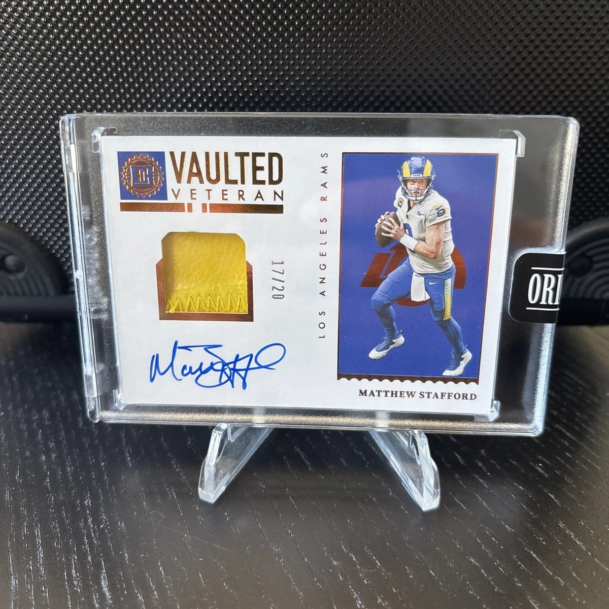 Panini Matthew Stafford Memorabilia Football Sports Trading Cards
