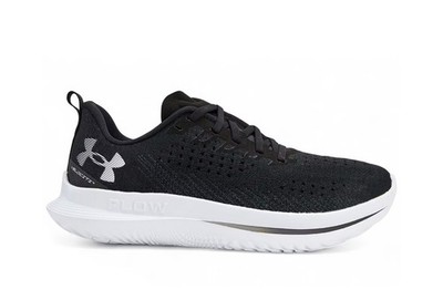 Size 12-Men s Under Armour Flow Velociti 4 Running Shoes Black 3027585 001 NEW