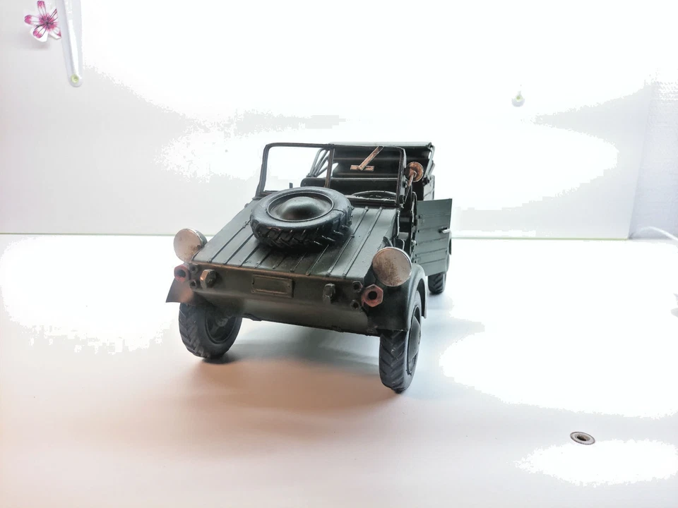 Modellauto- Militär Kübelwagen, Oldtimer Auto 33cm aus Blech, Ohne OVP#1280 - Bild 3 von 4