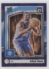 2024-25 Panini Donruss Optic Rated Rookie Purple Shock Prizm Adem Bona #281 1hr4