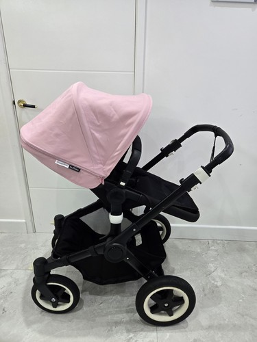 Stunning Bugaboo Buffalo Stroller Black & Soft Pink - Picture 4 of 21