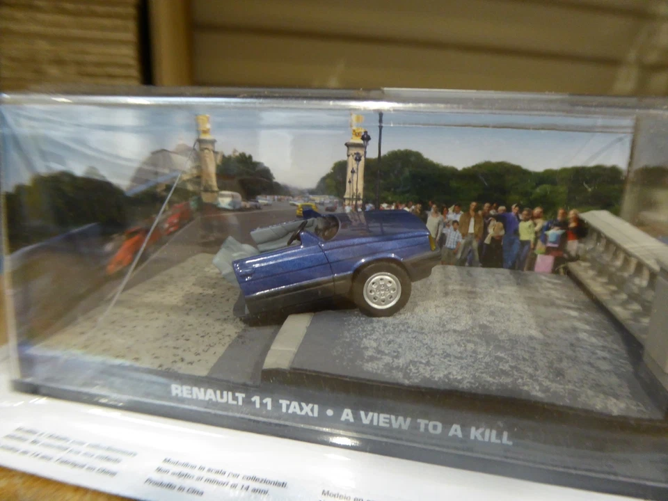 Lot de 4 véhicules collection Les voitures de James Bond 1/43 Fabbri 007 DYB131 - Photo 3/4