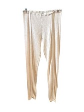 Free People Ribbed Cream Sweater Leggings, XS/S