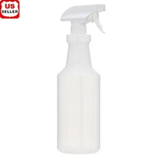 12 Pack 32oz All Plastic Empty Spray Bottle Multipurpose Cleaning Home Garden