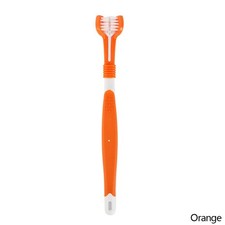 Three Sided Pet Toothbrush Multi-Head Dog  Cat Cleaning Brush