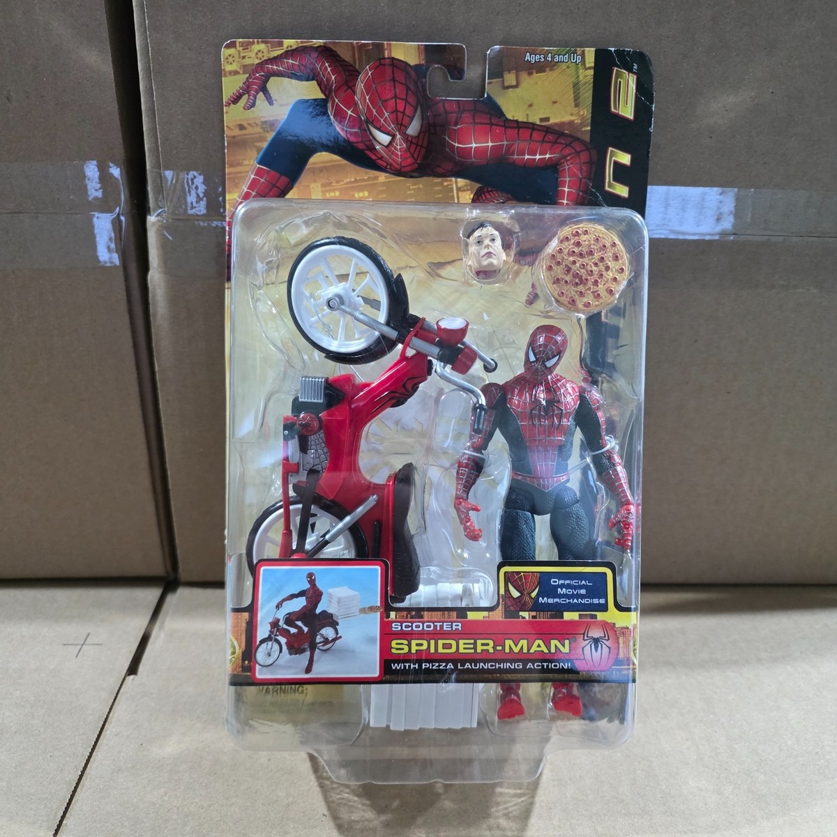 Buy ToyBiz Spider-man 2 Scooter with Pizza Action Figure - 43854