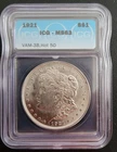 1921 P Morgan VAM 3B Hot-50  MS63  ICG