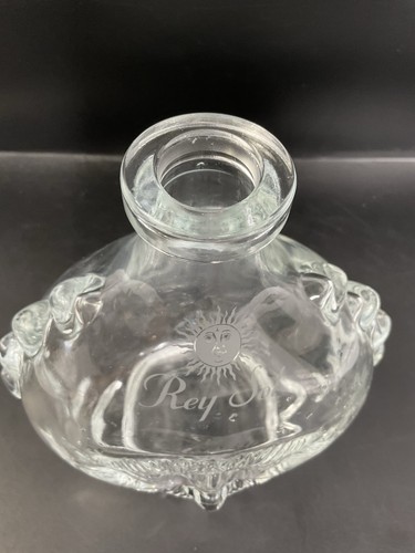 REY SOL TEQUILA ANEJO 100% AGAVE EMPTY GLASS BOTTLE DECANTER 750 ML FIFTH - Picture 7 of 11