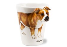 Blue Witch Handmade Coffee Mug Staffordshire Bull Terrier - Gift for Dog Lovers!