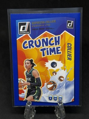 2025 Donruss WNBA #18 Napheesa Collier Crunch Time Press Proof Blue