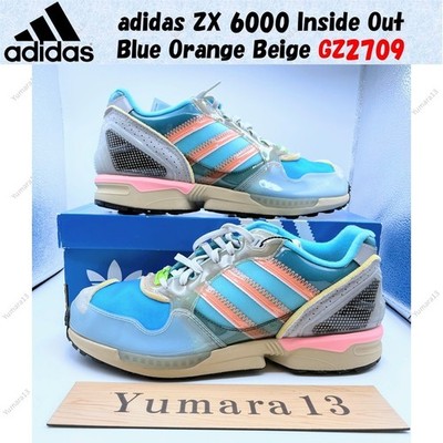 adidas ZX 6000 Inside Out Blue Orange Beige GZ2709 Men's Size