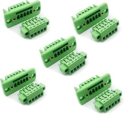 5 Set Pin 3.81mm Pitch Screw Terminal Block Connector Size: 5 Pin-5Set