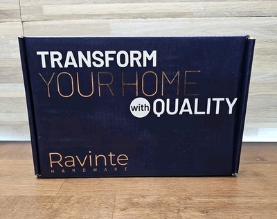 Ravinte 30 Pack Kitchen Cabinet Hardware Pulls Black Size 5 