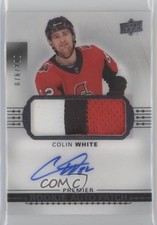 2017 Upper Deck Premier Acetate Rookie 76/299 Colin White #AR-CW Patch Auto 0sc3