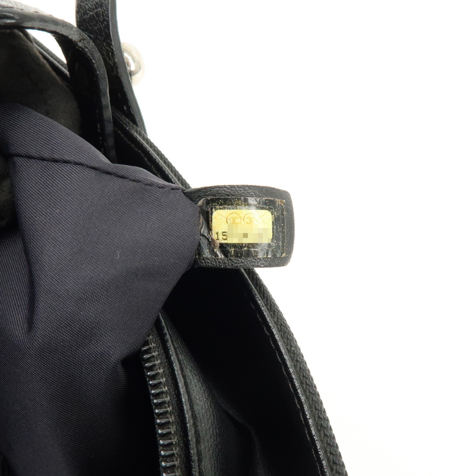 CHANEL PVC Canvas Leather Paris Biarritz MM Tote Hand Bag A34209 Auth Used F/S thumbnail 24