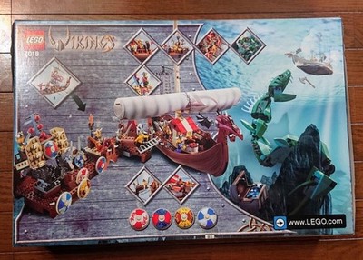 Buy LEGO Vikings: Viking Ship Challenges the Midgard Serpent (7018