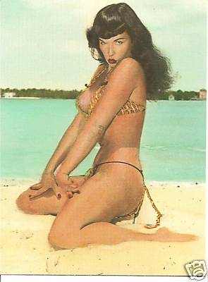 Bettie Page Huge Wall Art Poster Picture Print Wall Mural 33x47 Inches