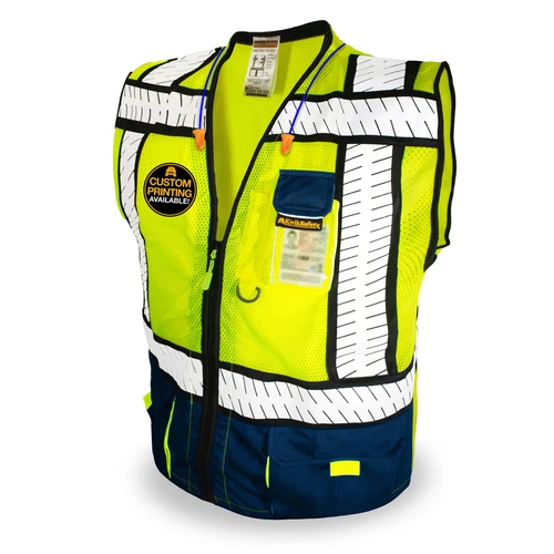 KwikSafety SHERIFF | ANSI Class 2 Fishbone Safety Vest - product listing photo