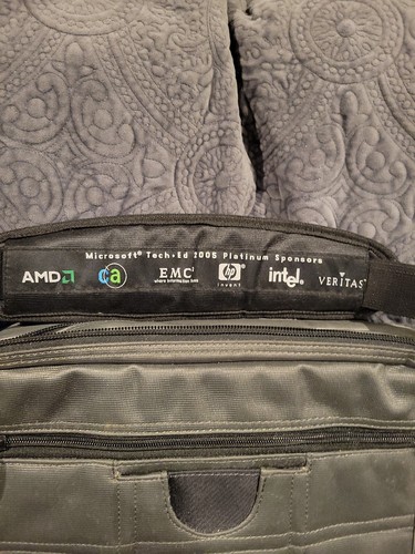 Microsoft Tech Ed 2005 Technology IT Laptop Millennial Messenger Bag Briefcase - Picture 5 of 15