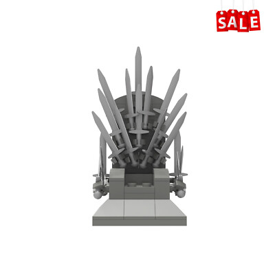 MOC: Iconic Throne/Throne Made of Iron 86 Pieces Toys Building Set | Brand New