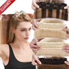 Thick 100% Real Remy Human Hair Extensions One Piece Clip In 3/4 Full Head Weft