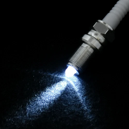 (3x) Zündkerze Schlüsselanhänger LED Licht Schlüsselanhänger Ring Autoteile Schlüsselring Schlüsselanhänger NEU - Bild 12 von 19