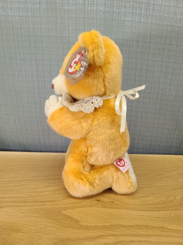 Ty Beanie Buddy Hope the Praying Bear 10" peluche nuovo di zecca - Foto 7 di 12