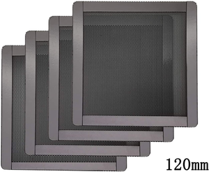 case 120mm cove dustproof dust magnetic filter computer pc frame fan screen