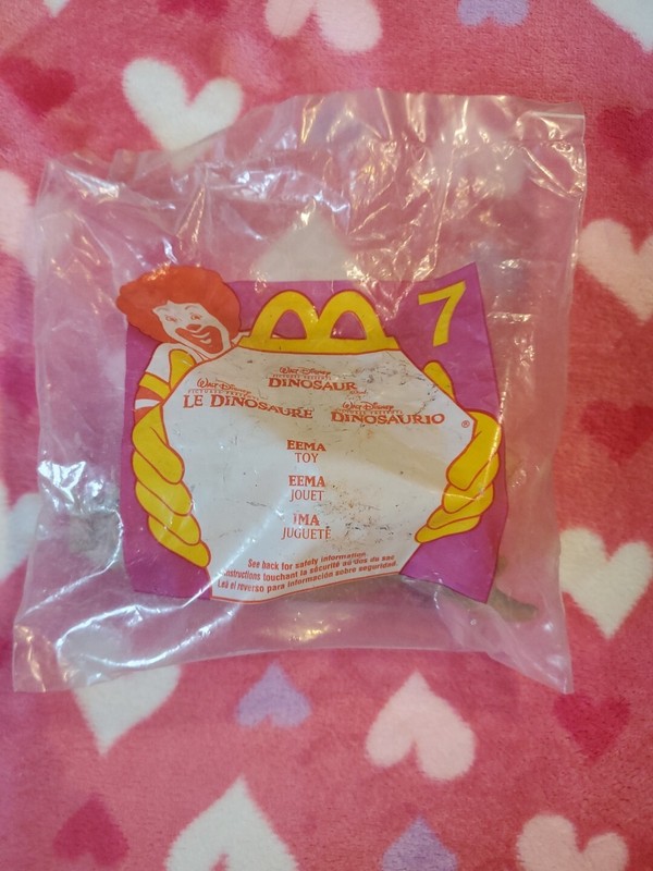 Vintage 2000 McDonald’s Happy Meal Toy Disney Dinosaur #7 Eema NEW