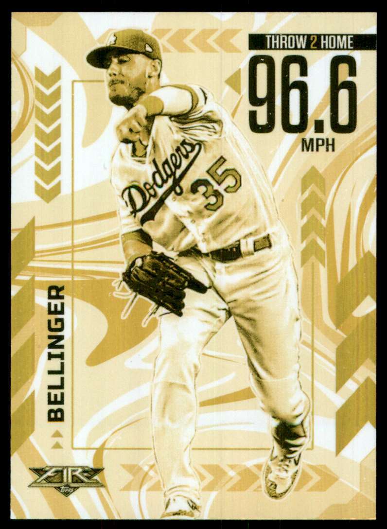 Cody Bellinger 2020 Topps Fire Arms Ablaze Gold Minted #AA6 142034 Baseball Card