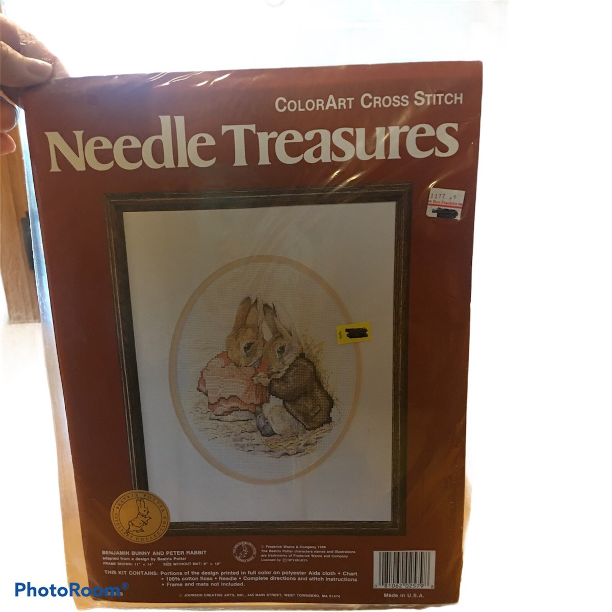 ColorArt Cross Stich Needle Treasures Benjamin Bunny & Peter