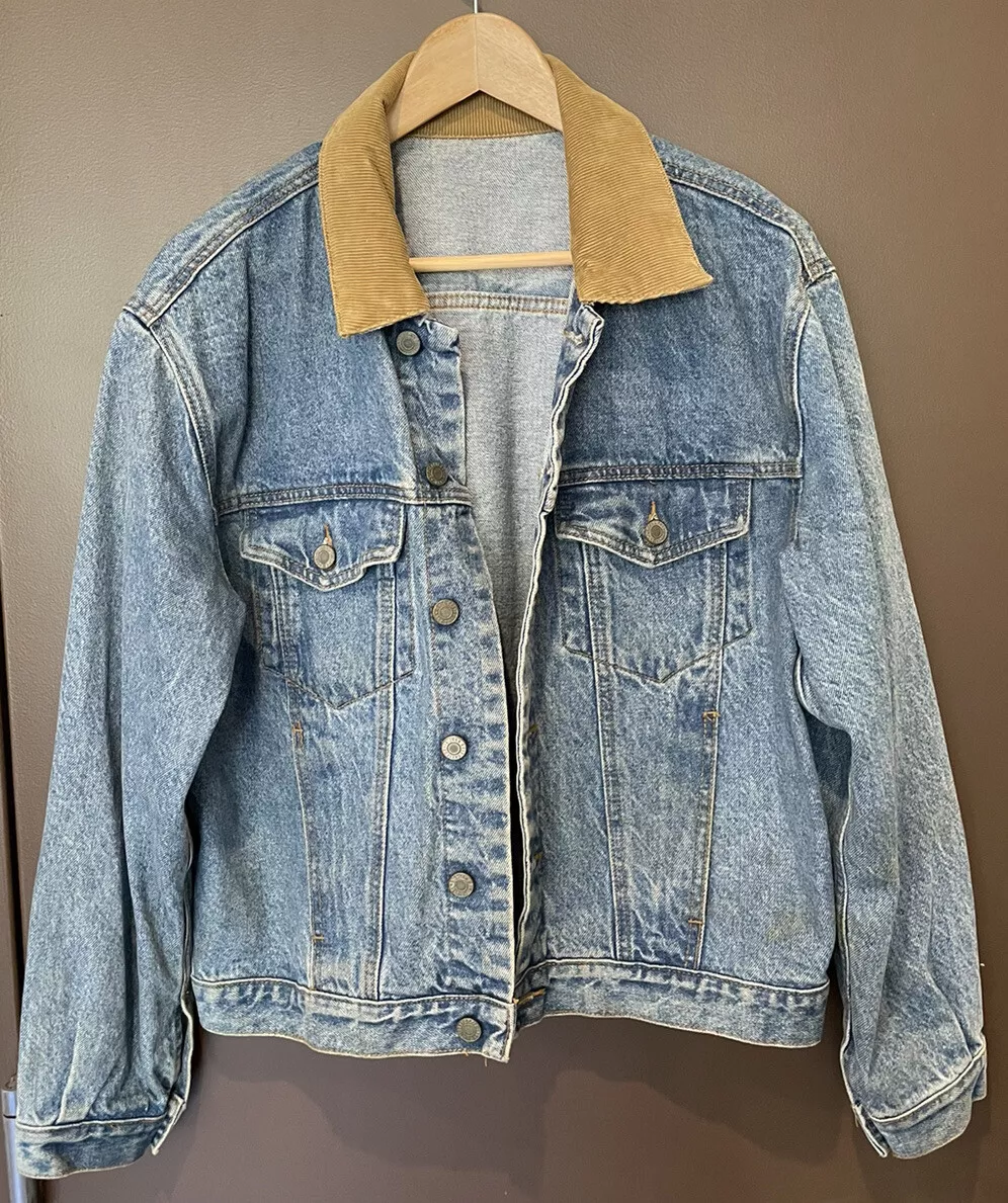 Vintage John Galt Jean Jacket with Corduroy Collar California 70s