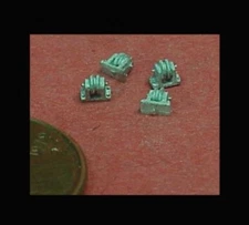 HO/HOn3 LOGGING RIGGING CABLE GUIDE BLOCKS WISEMAN MODEL SERVICES HO154 