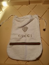 Gucci Accessory Collection VINTAGE Made in Italy Dust Bag 10.5"x7" 100 COTTON