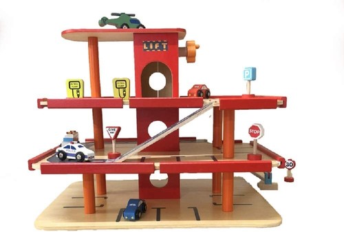 Gamez Galore - Wooden Multi-Storey Garage and Car Park with Lift - Picture 3 of 4