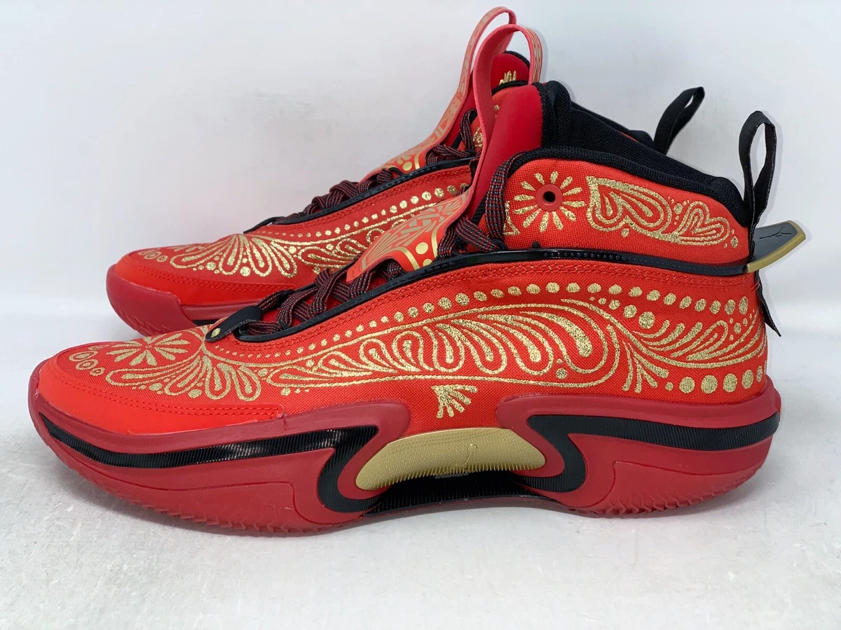 Air Jordan 36 Luka Doncic u0026#039;El Matadoru0026#039; Gold Red Sneaker, Size 11  DV5268-676 | eBay