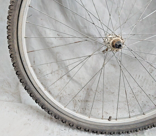 Shimano Exage Front 26" MTB Bike Wheel HB-RM50 100mm Araya VP-20 Fast US Shipper - Picture 12 of 13