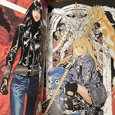 Takeshi Obata DEATH NOTE Art Book blanc et noir Hikaru no Go JAPANESE USED