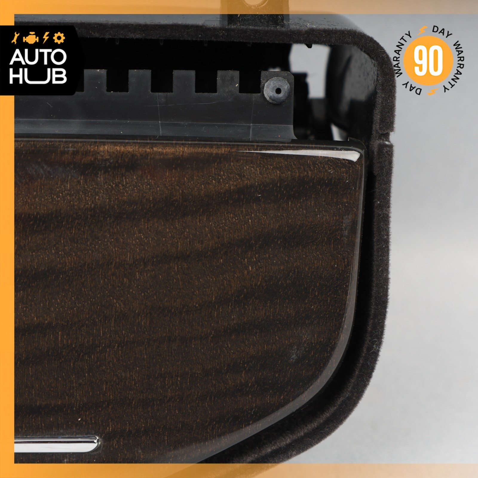 14-24 Maserati Quattroporte S Center Console Phone Holder Compartment Wood OEM