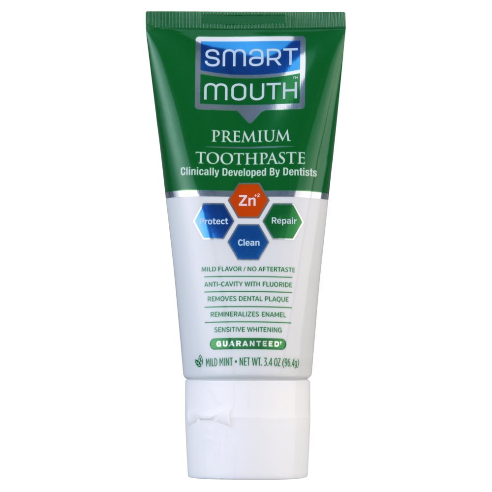 SmartMouth Premium Zinc Ion Toothpaste Protect, CleanRepair, Mild