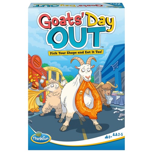 ThinkFun Goats' Day Out A Hilarious Addictive Chaotic Goat Themed Board Game - Picture 5 of 6