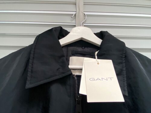 GANT schwarze Bomberjacke Größe Medium Herren Oversized Flug wasserabweisend 450€ - Bild 2 von 14