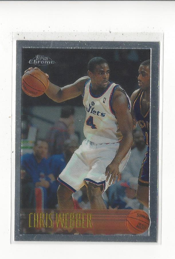 1996-97 Topps Chrome #4 Chris Webber Bullets