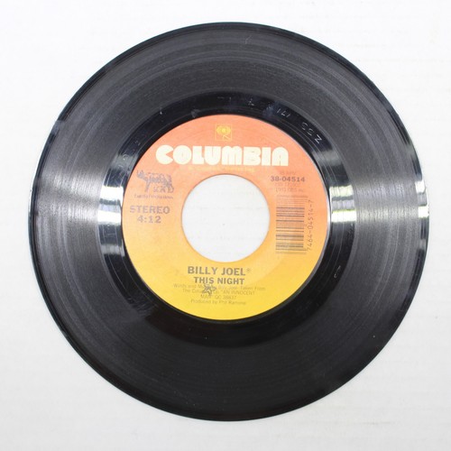 Billy Joel Leave a Tender Moment Alone / This Night 45 Vinyl Record VG - Picture 2 of 2